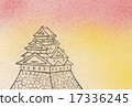 A castle tower at dawn 17336245