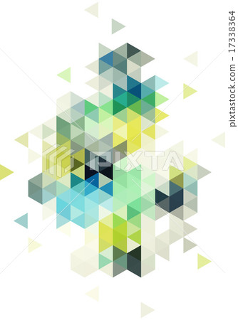 abstract low poly background, vector 17338364