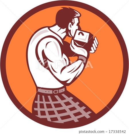 Scotsman Weight Throw Circle Retro 17338542