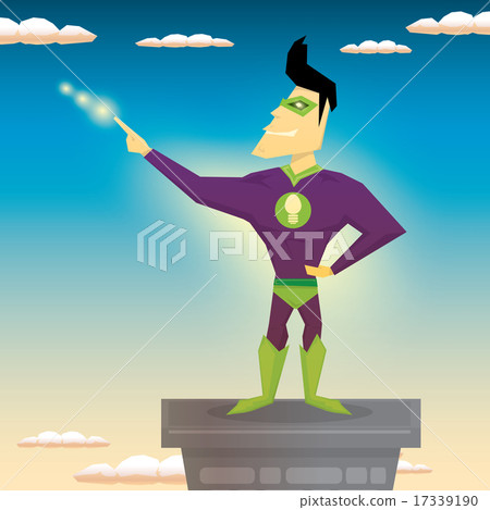 super hero. vector illustration 17339190