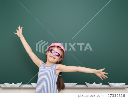 girl near school board 17339816