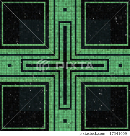 Tiles mosaic generated seamless texture 17341009