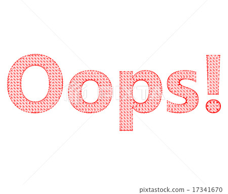 oops in Images High Quality Grahic Vector illustration the inscription - Oops.... - Stock Illustration ...