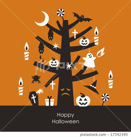 halloween, wood, material 17342395