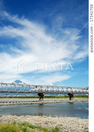 新幹線和富士山 新幹線和富士山 17342708