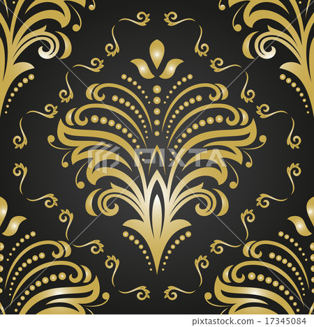 Seamless Oriental Vector Background 17345084