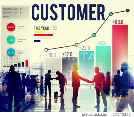 Customer Satisfaction Service Efficiency Loyalty Concept Customer Satisfaction Service Efficiency Loyalty Concept 17345895