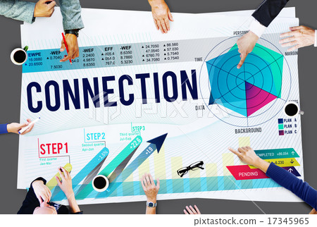 Connection Corporate Support Team Partnership Concept Connection Corporate Support Team Partnership Concept 17345965