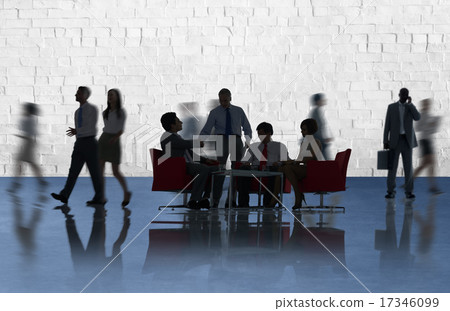 Corporate Business Team Discussion Collaboration Concept 17346099