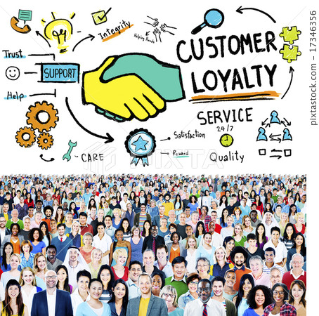 Customer Loyalty Satisfaction Support Strategy Service Concept Customer Loyalty Satisfaction Support Strategy Service Concept 17346356