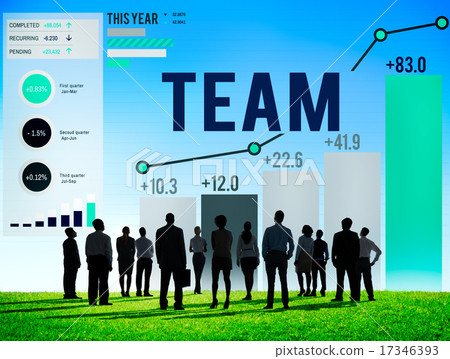 Team Teamwork Corporate Data Analysis Concept Team Teamwork Corporate Data Analysis Concept 17346393
