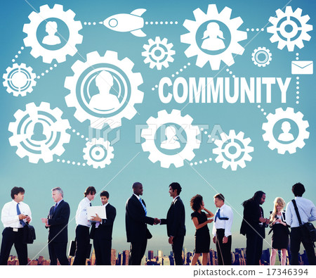 Community Connection Society Social Media Social Network Concept Community Connection Society Social Media Social Network Concept 17346394