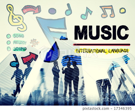 Music Notes Song Entertainment Media Concept Music Notes Song Entertainment Media Concept 17346395