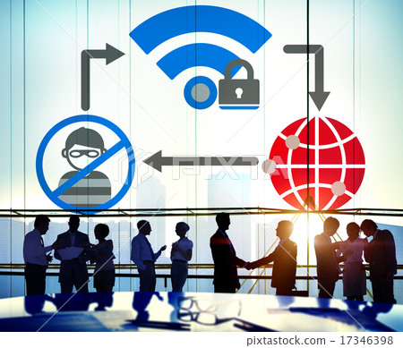 Internet Security Data Protection Networking Firewall Concept Internet Security Data Protection Networking Firewall Concept 17346398
