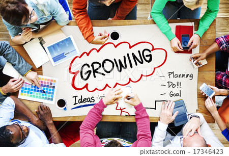 Growing Growth Mission Success Opportunity Concept 17346423