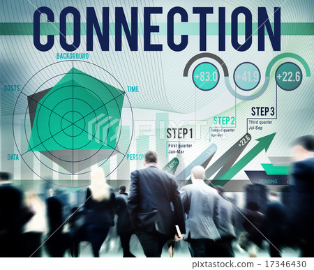 Connection Corporate Support Team Partnership Concept Connection Corporate Support Team Partnership Concept 17346430