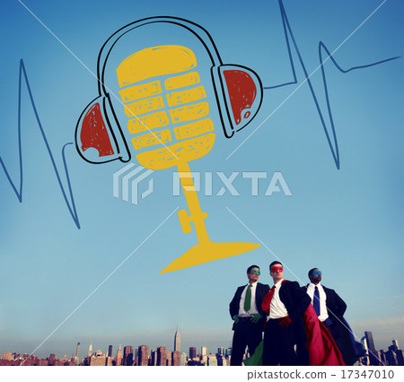 Music Sound Frequency Classic Microphone Concept 17347010