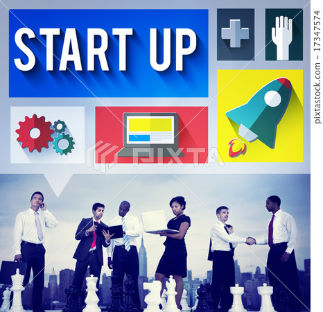 Start Up Launch Growth Success Planning Business Concept 17347574