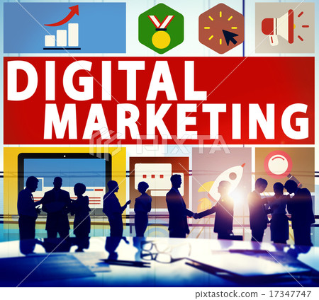 Digital Marketing Commerce Campaign Promotion Concept Digital Marketing Commerce Campaign Promotion Concept 17347747