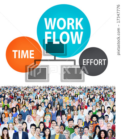 Workflow Effort Implement Efficiency Business Concept 17347776