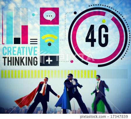 4G Connection Technology Internet Network Concept 17347839