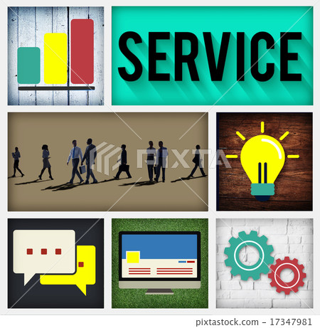 Service Support Customer Satisfaction Assistance Concept 17347981