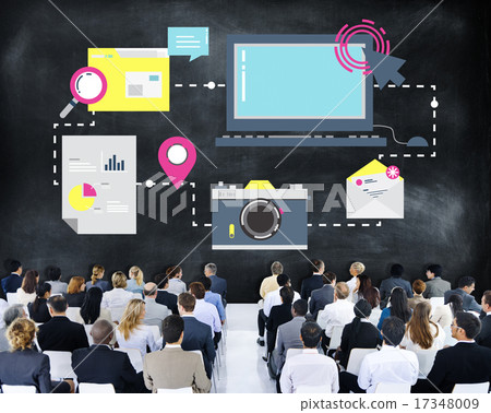 Technology Media Social Network Connection Concept Technology Media Social Network Connection Concept 17348009