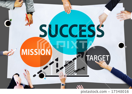 Success Mission Tarket Buisness Growth Planning Concept Success Mission Tarket Buisness Growth Planning Concept 17348016