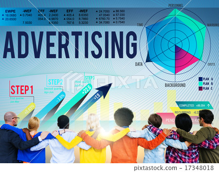 Advertising Marketing Promotion Publicity Concept Advertising Marketing Promotion Publicity Concept 17348018