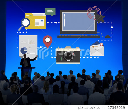 Technology Media Social Network Connection Concept Technology Media Social Network Connection Concept 17348019