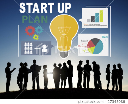 Start Up Launch Business Ideas Plan Creativity Concept 17348086