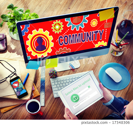 Community Connection Society Social Media Social Network Concept Community Connection Society Social Media Social Network Concept 17348306