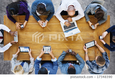 Communication Connection Digital Devices Technology Concept Communication Connection Digital Devices Technology Concept 17348390