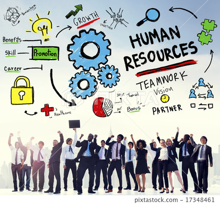 Human Resources Employment Job Recruitment Profession Concept 17348461
