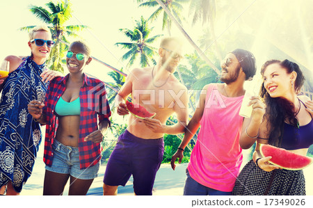 Beach Relaxation Beautiful Vacation Travel Tropical Concept Beach Relaxation Beautiful Vacation Travel Tropical Concept 17349026