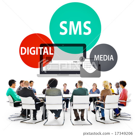 SMS Digital Media Message Chatting Communication Concept SMS Digital Media Message Chatting Communication Concept 17349206