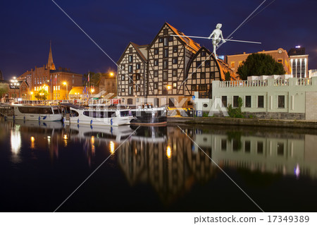Granaries in Bydgoszcz at Night 17349389