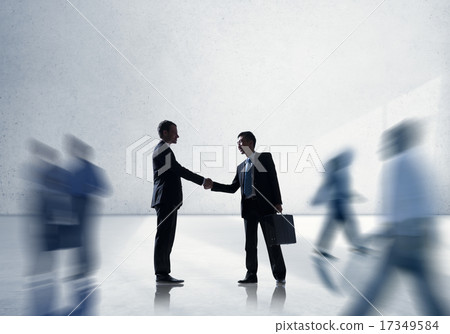 Business People Handshake Greeting Agreement Corporate Concept 17349584