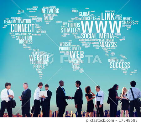 WWW Social Media Internet Connection Global Networking Concept WWW Social Media Internet Connection Global Networking Concept 17349585
