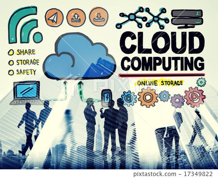 Cloud Computing Connection Network Internet Storage Concept Cloud Computing Connection Network Internet Storage Concept 17349822