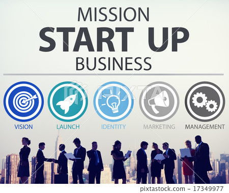 Mission Start Up Business Launch Team Success Concept Mission Start Up Business Launch Team Success Concept 17349977