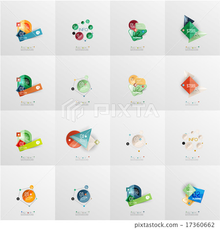 Modern geometric design temlates, universal diagram, banner, number options, workflow layout, steps Modern geometric design temlates, universal diagram, banner, number options, workflow layout, steps 17360662