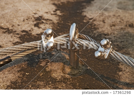 Eye bolt in the middle. Steel anchor bolt eye 17361298