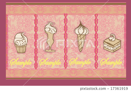 sweet dessert set card sweet dessert set card 17361919