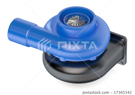 Turbocharger closeup Turbocharger closeup 17365342
