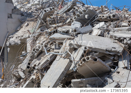 Demolished house before reconstruction Demolished house before reconstruction 17365395