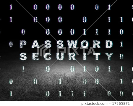 Safety concept: Password Security in grunge dark room Safety concept: Password Security in grunge dark room 17365871