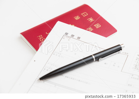 簡歷和護照 17365933