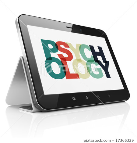 Medicine concept: Tablet Computer with Psychology on  display 17366329