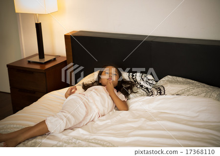 sprawl, lie sprawled, pajama 17368110